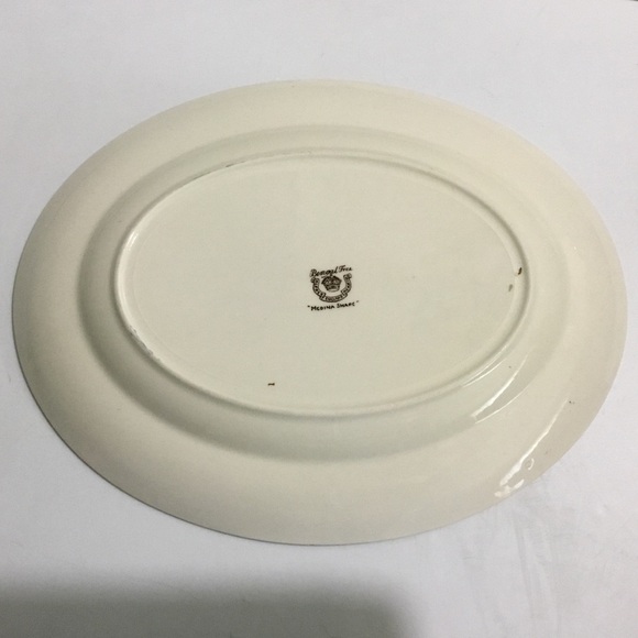 Vintage/Antique Alfred Meakin Ironstone Bengal Tree small oval platter - Picture 5 of 6